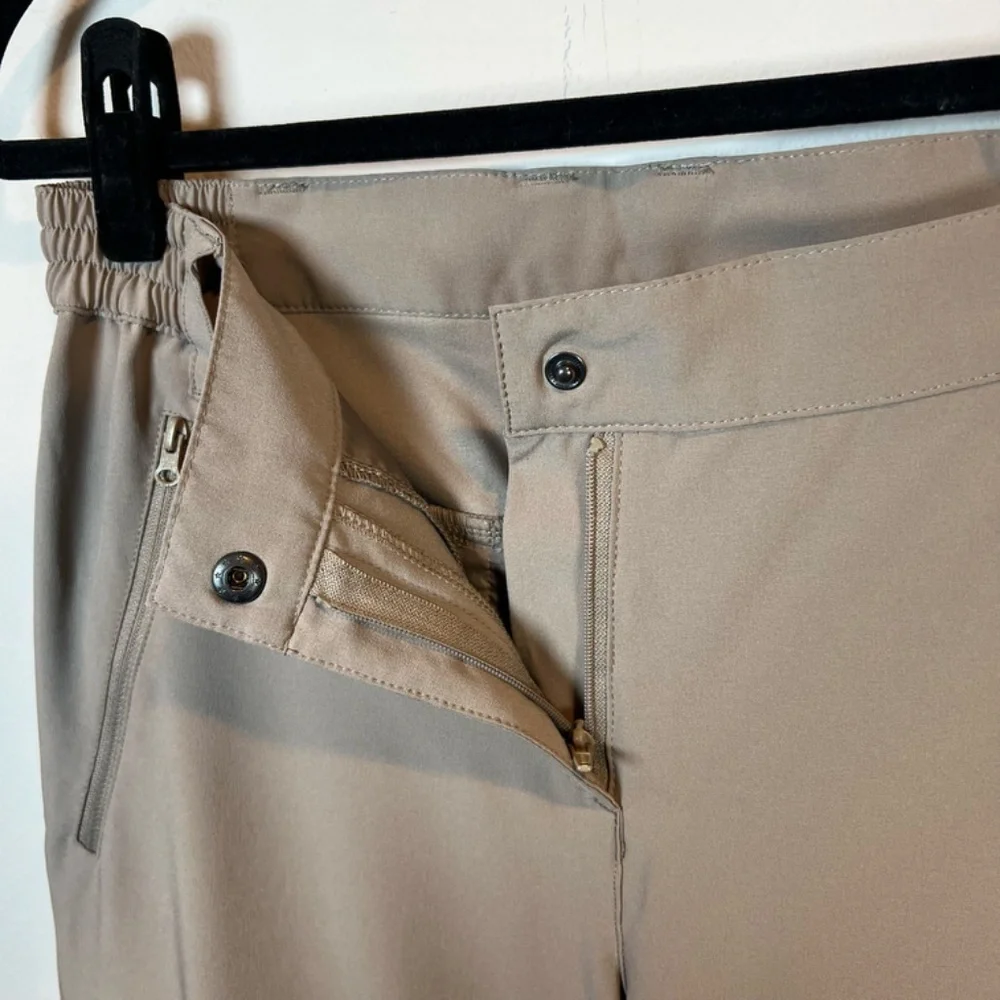 Outdoor Ventures Convertible Hiking Pants Shorts Tan Zip Off UPF Minimalist Sz 8